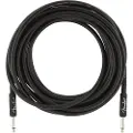 Fender Professionelt 25 Fod Langt Lige Instrumentkabel Sort