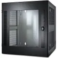 Schneider Electric Netshelter Wx Vægbeslag Enclosure 13u Med Glasdør, Sort, Vægmonteret Rack