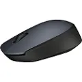 Logitech M170 Wireless Mouse - Grey - Mus - Optisk - 3 knapper - Sort