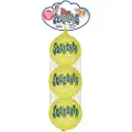 Kong AirDog Squeaker tennisbold med piv - M, 2 x 3 stk. økonomisæt