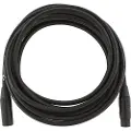 Fender Professionelt 15 Fod Langt Mikrofonkabel Sort