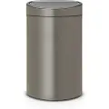 Brabantia Tryk-top affaldsspand TOUCH BIN NEW 40 l, platin, Brabantia