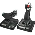 Saitek X52 Pro Flight Control System Sølv, Sort