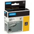 Dymo Rhino krympeflex | 19mm x 1.5m | sort på hvid
