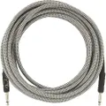 Fender Professionelt 186 Fod Langt Ret Instrumentkabel Hvid Tweed