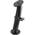 Ram Mounts To Runde Plader Størrelse B Lang Arm Universal Dobbeltkuglebeslag