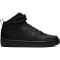 Nike Court Borough Mid 2-sko til større børn - sort