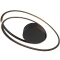 QAZQA Design loftslampe sort inkl. LED 3-trins dæmpbar - Rowan