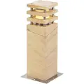QAZQA Moderne udendørs gulvlampe sandsten 40 cm - Grumpy