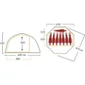 Helsport Varanger Dome 8-10 Outer Tent incl Pole, ydertelt