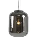QAZQA Design pendellampe sort med røgglas - Bliss