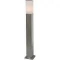 QAZQA Moderne udendørs væglampe stål 80 cm IP44 - Malios