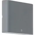 QAZQA Væglampe antracit 11,5 cm inkl. LED IP65 - Batt