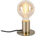 QAZQA Art Deco bordlampe guld - Facil