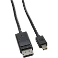 Lenovo Displayport Kabel 2m. Mini Displayport Displayport Sort