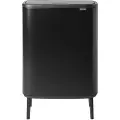 Brabantia Tryk top skraldespand BO HI 2 x 30 l, sort, Brabantia
