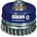 Osborn 0002608155 M140.50 Mm Stål Kopbørste Med Snoet Tråd