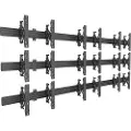 Multibrackets M Vægstativ Pro Mbw3x3u Push In Pop Out Vesa 100x100-400x400 Maks. 30 Kg/skærm Sort