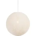 QAZQA Rustik pendellampe hvid 45 cm - Corda