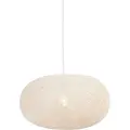 QAZQA Rustik pendellampe hvid 50 cm - Corda Flat