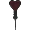 Sex & Mischief S&M - kort hjerteformet pisk (rød-sort)