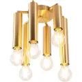 QAZQA Art Deco loftslampe guld 6-lys - Tubi