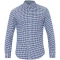 Ralph Lauren Polo Ralph Laurentil mænd. 710549084010 Slim Fit Oxford Sport skjorte blå (S), Casual, Bomuld, Klassisk, Lange ærmer