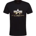 Alpha industries Basic Foil Print T-shirt Med Korte ærmer