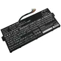 24hShop Batteri til notebook, bærbar computer til Acer Chromebook C738T, CB3-131, CB5-132T og andre