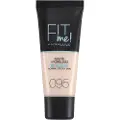Maybelline Fit Me Matt+Poreless Flydende foundation 30 ml Nr. 95 - Fair Porcelain