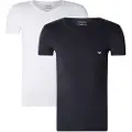 Emporio Armani 111512 Cc717 Kortærmet V-hals T-shirt