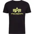 Alpha industries Basic Neon Print T-shirt Med Korte ærmer