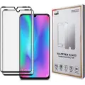 Saii 3D Premium Huawei P30 Pro Hærdet Glas - 9H, 2 Stk. - Sort