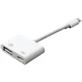 Mtp Products Kompatibel Lightning til USB 3.0 kameramellemstik - Hvid