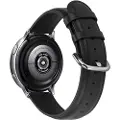 Mtp Products Samsung Galaxy Watch Active2 Ægte Læderrem - 44mm - Sort