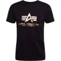 Alpha industries Basic Foil Print T-shirt Med Korte ærmer