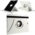 Mtp Products Samsung Galaxy Tab A 9.7 Roterende Taske - Hvid