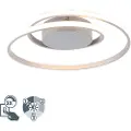 TRIO Design loftslampe stål inkl. LED 3-trins dæmpbar - Krula