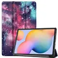 Mtp Products Tri-Fold Series Samsung Galaxy Tab S6 Lite 2020/2022/2024 Folio Taske - Galakse