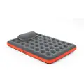 Bestway 67703 Double Roll & Relax 203x183x22 Cm Dobbelt Luftmadras Med Indbygget Pumpe