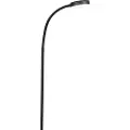 QAZQA Moderne gulvlampe sort inkl. LED justerbar - Trax