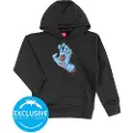 Santa Cruz Screaming Hand Hættetrøje Kids Hættetrøje sort