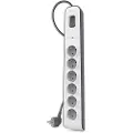 Belkin Bsv603vf2m Surge Strip Protection Socket 6 Slots Forlængerledning