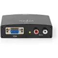 Nedis Hdmi-konverter Vga Hun 2xrca Hun Ind Til Hdmi Ud 1080p Aluminium