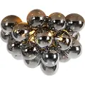 QAZQA Design loftslampe sort med røgglas 6 lys - Uvas