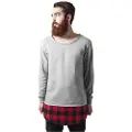 Urban Classics Long Flannel Bottom T-shirt