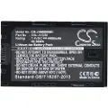 24hShop Batteri til kamera til JVC GY-HMQ10, GY-HM600E, GY-HM600EC osv.