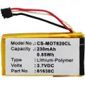 24hShop Batteri til trådløs telefon til Motorola DECT 6.0, IT6, IT6-2 og andre.
