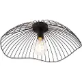 QAZQA Design loftslampe sort 50 cm - Pua