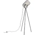 QAZQA Industriel gulvlampe stativ stål sort - Bliss Vefa